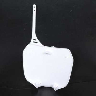 witte ufo cross koplamp plaat voor motorfiets yamaha 125 yz 2000-2005 voornummerplaat