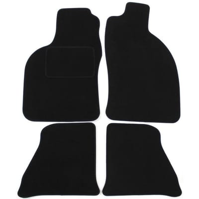 Tapis de sol - Saab - 9 3 - Velours noir - 4 pièces - Ajustement précis