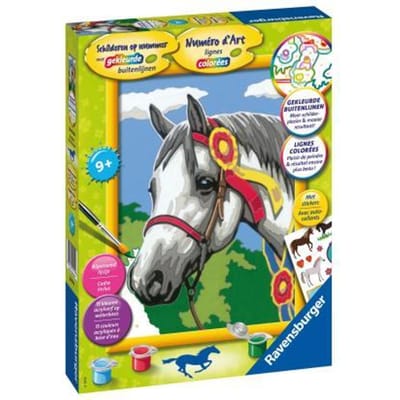Ravensburger Schilderen op nummer Racepaard - Hobbypakket