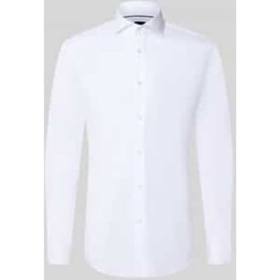 Slim fit zakelijk overhemd van pure katoen model 'H-HANK-SP-B1-C1-263'