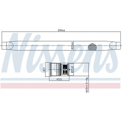 Droger, airconditioningsysteem NISSENS 95764