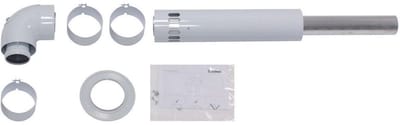 Vaillant Basis-aansluitset LAS turboTEC Lucht-/rookgasafvoer, Alu, 60/100 mm, 303838