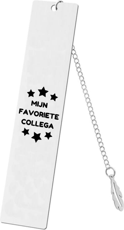 Akyol - mijn favoriete collega boekenlegger - Collega - medewerkers - inclusief kaart - collega cadeau - collega - leuk kado voor je collega om te geven