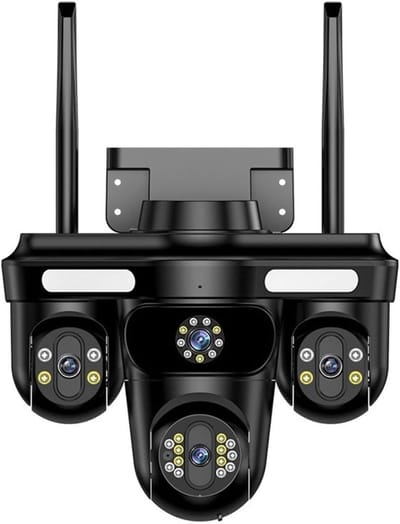 Buitencamera WiFi - Draadloze Camera - Beveiliging Huis - Automatische Tracking - 10 x 10 x 10 mm - Wit