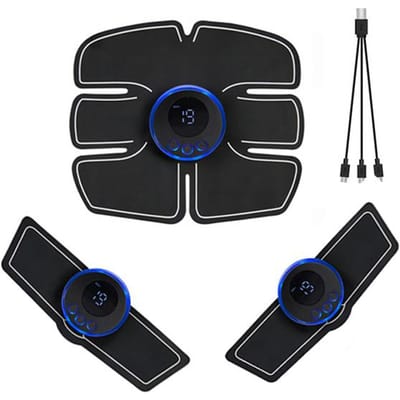 Elektrische Spierstimulator EMS Heup Trainer Nek Arm Been Buik Stimulator Spierversteviger Thuis Fitness Lichaam Afslanken Massa Praktisch Gebruik Option1