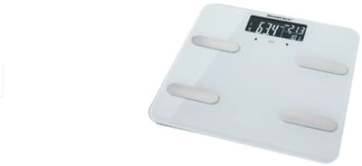 SILVERCREST® PERSONAL CARE Diagnoseweegschaal - Wit - Personenweegschaal met BMI, lichaamsvet en waterpercentage weergave