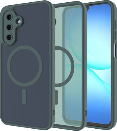 Just in Case hoesje geschikt voor Samsung Galaxy A17 (4G / 5G) - Compatibel met MagSafe - Military Grade Backcover - Groen