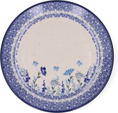 Bunzlau Castle | Bord Ø 23,5 cm - Flower Meadow | Handgemaakt - Bord