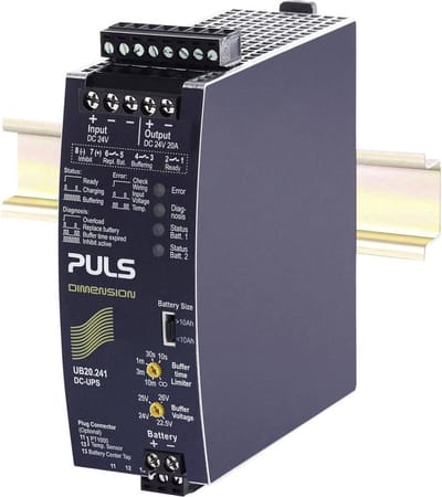 PULS UB20.241 DIN-rail netvoeding 24 V/DC 20 A 480 W Aantal uitgangen:1 x Inhoud 1 stuk(s)