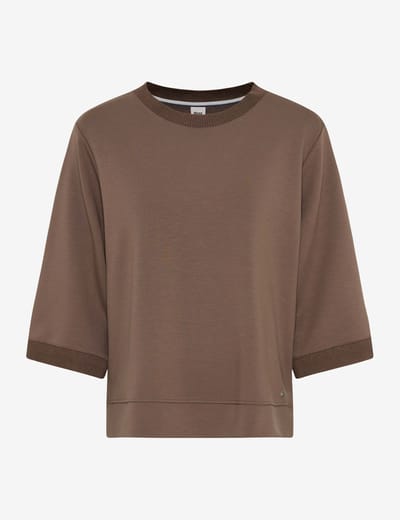 Brax Dames Shirt  Style BERTA M warm greige, lichtbruin, maat 38