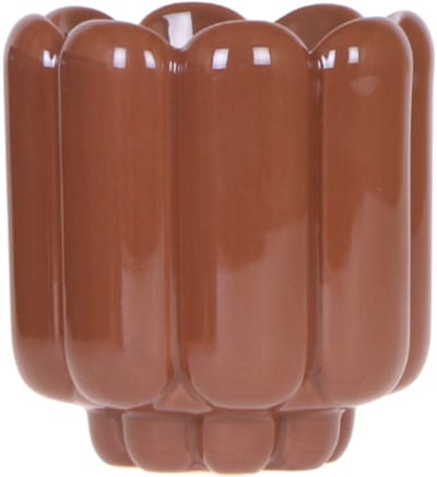Kolibri Home | Retro Shine sierpot - Brown - Ø9cm