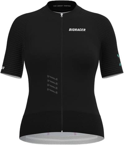 BIORACER Epic - Fietsshirt Zomer - Dames - Zwart - Korte Mouw - Ademend & Aerodynamisch - Maat S