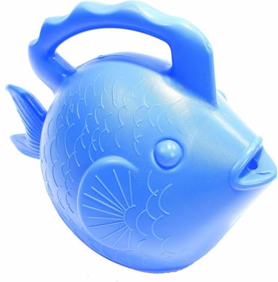 Plastic Vissen Gieter - Waterkan Visvorm - Tuin Water Geven - Visvorm Uniek Design - 15 Gallon - Helder Blauw
