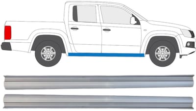 Reparatie dorpel onderste deel voor Volkswagen Amarok 2010-2022 / Links + Rechts