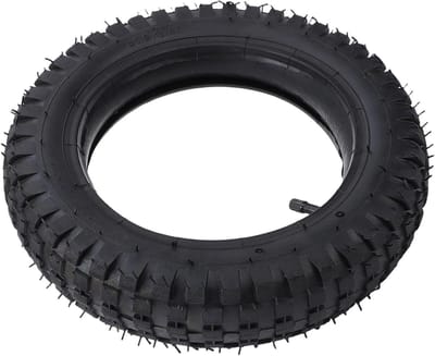 Binnenband Set - Rubberen Buis - Mini Crossmotor - Verbeterde Tractie - 125x275 Inch - Zwart