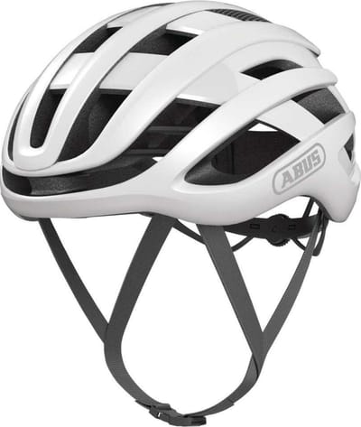 Fietshelm ABUS AIRBREAKER polar white matt S - 51-55 cm - wit - Geschikt voor gebruik op racefietsen - gravelbikes - 200 g