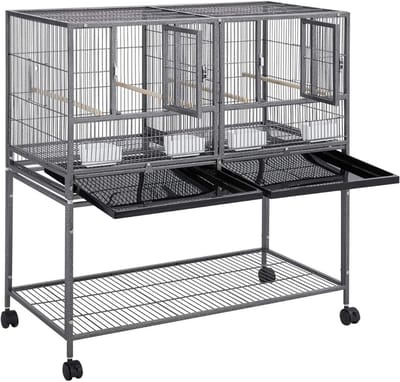 Vogelkooi - Papegaaienkooi - Vogelkooien voor Binnen - Zwart