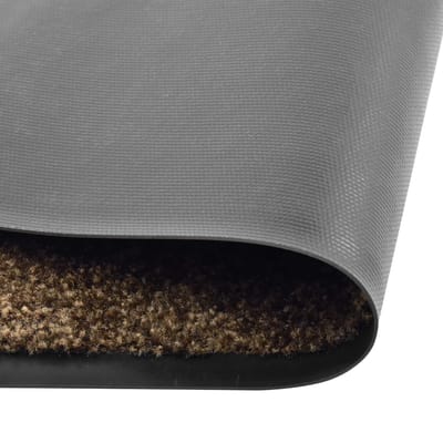 vidaXL - Deurmat - wasbaar - 60x180 - cm - bruin