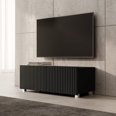 Meubella - TV-Meubel Kenderes - Zwart - 100 cm