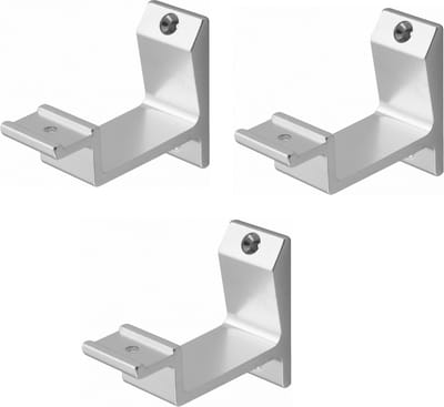 Hermeta leuninghouder - 3540-01 - Aluminium - Opschroef - Vlak zadel - 3 stuks