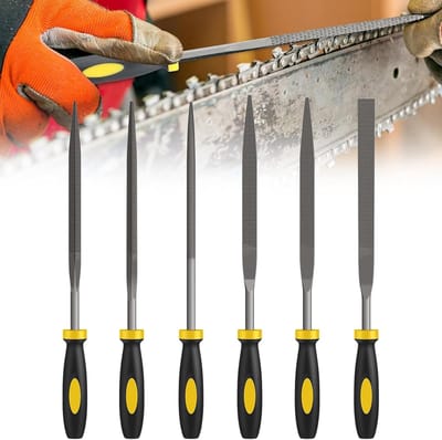 Vijlenset voor Hout, Metaal en Kunststof - Set van 6 Metalen Vijlen
