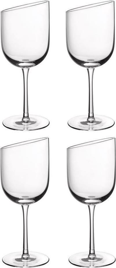 Villeroy & Boch Rode Wijnglazen NewMoon - 405 ml - 4 stuks