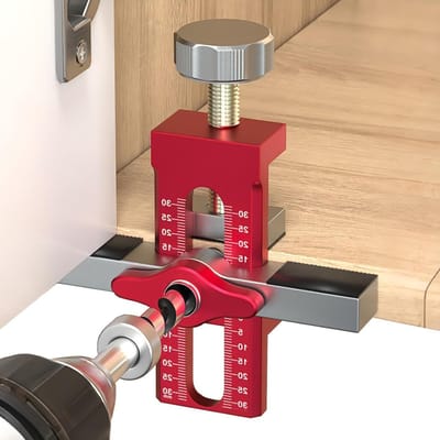 Montage sjabloon voor kastdeuren, installatiepositionering en bevestigingsmasker voor deurtwoes, geschikt voor plaatdiktes van 0-40 mm