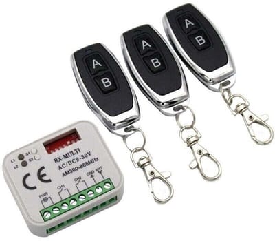 Garagedeurontvanger voor toegangscontrole 433/868MHz, 9-30V AC/DC, garagedeureigenaar