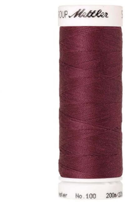 Amann Mettler Seralon Naaigaren – Burgundy (0639) – 200 m – No. 100 – 100% Polyester – Per Stuk