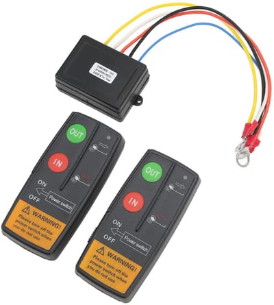 Dailygoody - Draadloze Winch Afstandsbediening - 12V 24V - 75ft Bereik - Voor Truck ATV SUV - Handig en Betrouwbaar - Afstandsbediening voor Winch - G