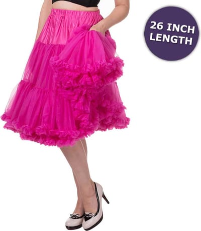 Dancing Days - Lifeforms Petticoat - 26 inch - 4XL - Roze