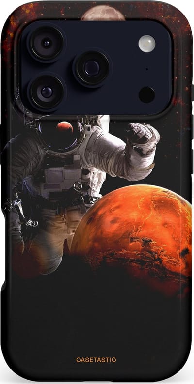 Casetastic hoesje geschikt voor Apple iPhone 17 Pro - MagSafe - Dubbellaagse bescherming - Stellar avontuur - Fashion Case - Zwart