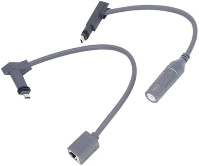 Allecto - SPX-stekker naar RJ45-adapter - waterdichte kabelaansluiting - 1200 Mbps - voor satellietantenne en router - rubber en koper - geschikt v...