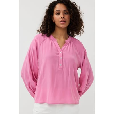 EsQualo Blouse R-neck Raglan Rose Größe: 36 | Longsleeves Outlet | Damen | Rosa