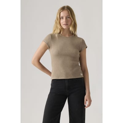 Levi's Dry Goods Waffle Cap-sleeve Tee Taglia: XXS | Maglie Sportivi Outlet | Donna