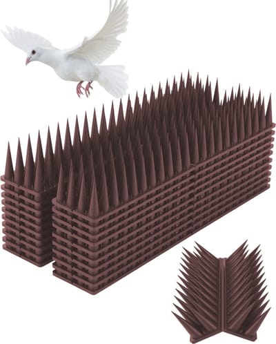 Duivenafweer Spikes voor Balkon - Vogelbescherming en Vogelverschrikker (6 Meter, 20 Stuks)