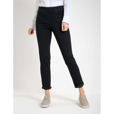 Raphaela by Brax Dames   Style LAVINA JOY BLACK, denim zwart, maat 36