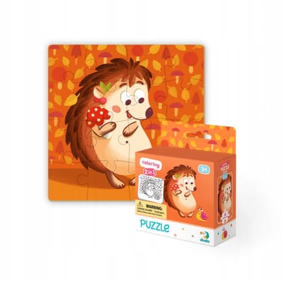 Dodo Puzzel 16 Stukjes Egel + Kleurboek 240202