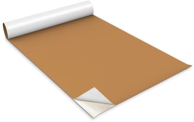 Wallfluent Meubelfolie - Oranje Meubelsticker - 100 cm x 50 cm - Eén kleur Meubelfolie - Kastfolie - Plakfolie Mat - Plakfolie Meubels - Zelfklevende Meubelwrap - Folie Voor Meubels
