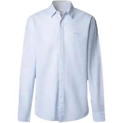 regular fit vrijetijdsoverhemd van mix van katoen en linnen model 'PAYTON'