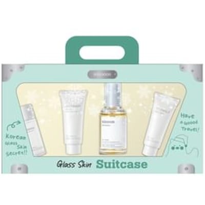 Mixsoon - Glass Skin Suitcase - Skincare Geschenkset - 4 Delig