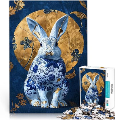 Kintsugi Puzzel - 1000 Stukjes - Ontspanning Thuis - Porselein Design - 52x38cm - Kleurrijk