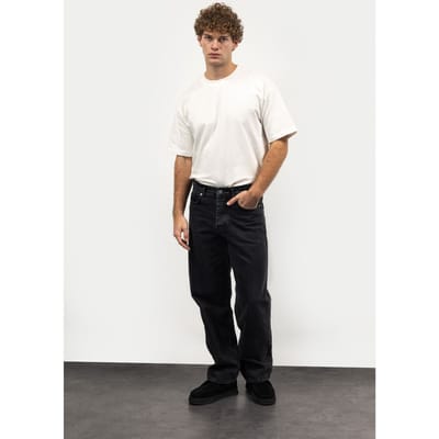 Regular Fit Mid Waist Recht Gesneden Denim Jeans