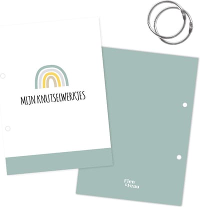 Knutselwerkjes bewaarbundel | Regenboog mint
