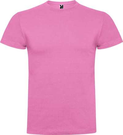 4 Pack Bubble Gum Roze t-shirts Roly Braco 180 gram Premium maat S