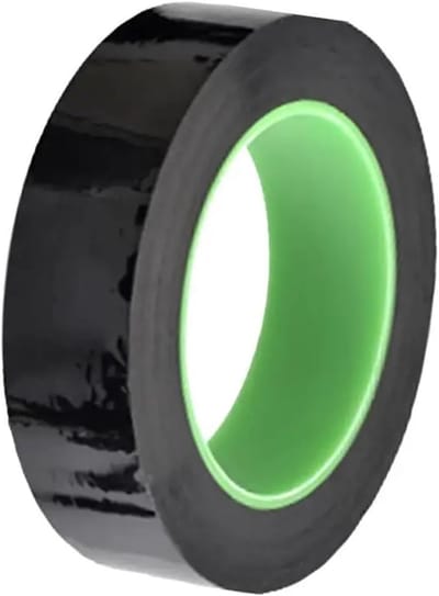 Tubeless Velglint - Afdichtingstape - Fietsbanden Afdichting - Ultralicht 0.1mm - 50m x 25mm - Zwart