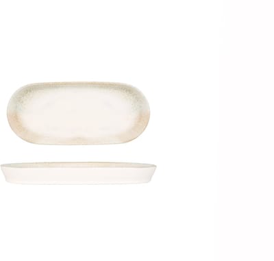 Kütahya Porselen Serveerschaal - Glow - Porselein - 16x8 cm (75cc) - set van 2