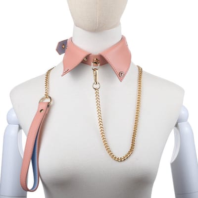 Aanhaker Roze - Multifunctionele Halsband voor Sinterklaas - Kerst Carnaval Verkleedkleding Piratenpartij - one size