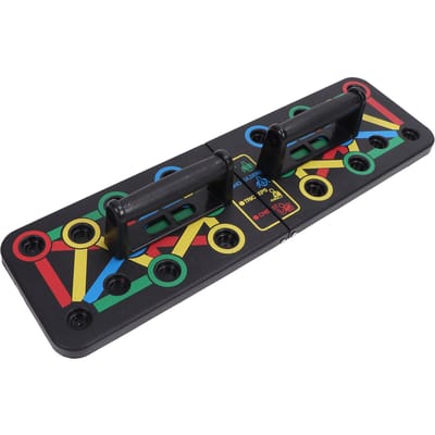 Push Up Board Multifunctionele Buikspier Borstspier Training Opvouwbaar Fitness Trainingsbord voor Thuis black