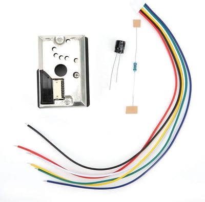 Air Quality Sensor, PM2.5 Sensor Dust Air Purifier, Air Quality Detection Sensor Module Electronic voor HEPA -zuiveraars, luchtzuiveringsbewaking, thuiskantoor